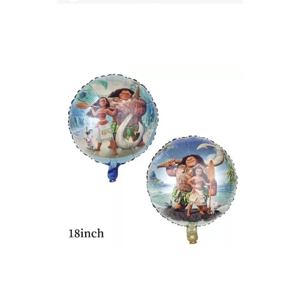 Moana Birthday Party Supplies Foil Balloon Bouquet Decoration, Birthday